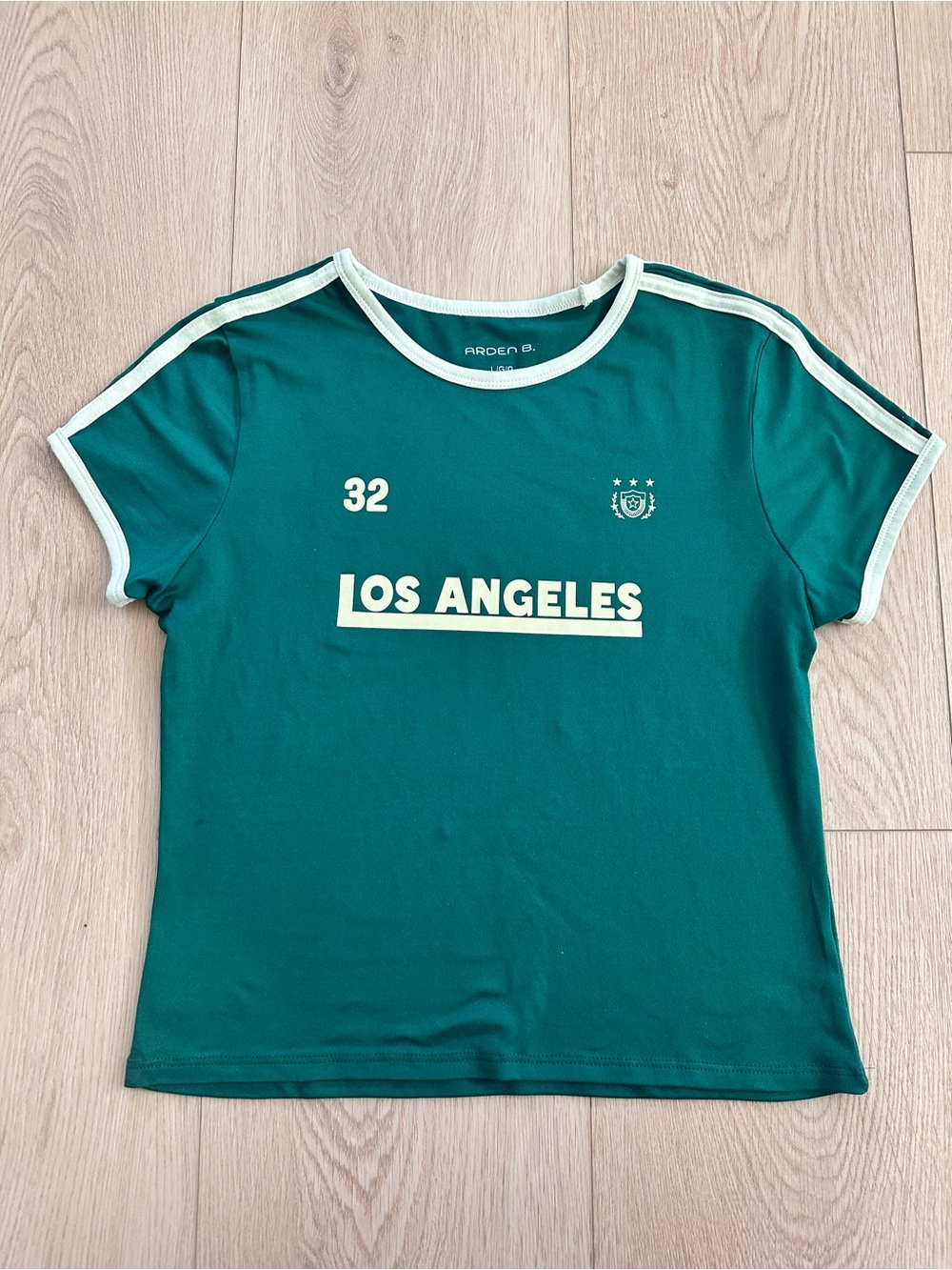 Like New! Los Angeles Green/Pale Yellow Stretchy Soccer ⚽️ Jersey